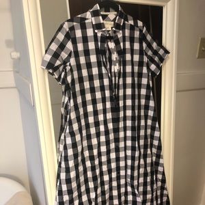 Kate spade gingham tie dress